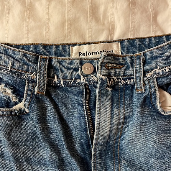 Reformation Cropped Cigarette Jean - Picture 5 of 12